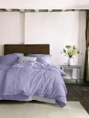 Produktbild von Irisette Seersucker Bettwäsche-Garnitur Easy 8517  Farbe lavendel Größe  135x200+80x80cm