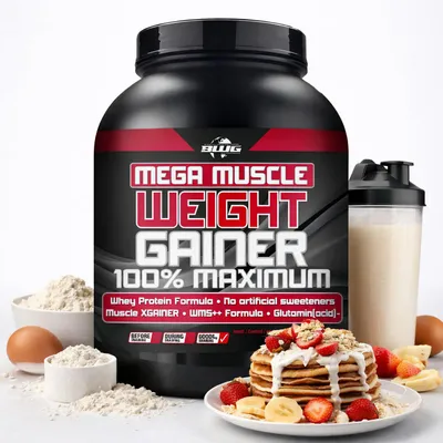 Produktbild von BWG Mega Muscle Weight Gainer - Banane