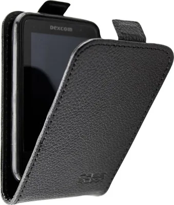 Image de caseroxx Protection Housse Housse Flip Cover compatible avec Dexcom G6 Receiver, Smartphone Housse Flip Cover en noir
