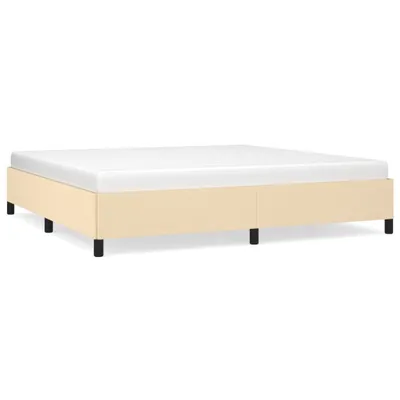 Immagine prodotto di vidaXL Struttura letto senza materasso crema 200x200 cm tessuto