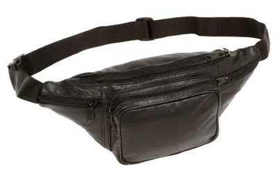 Produktbild von LEAS Gürteltasche Echt-Leder, schwarz Travel-Line