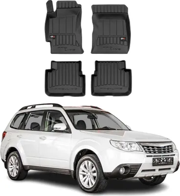 Produktbild von 2008-2013 Subaru Forester Fußmatten TPE Schwarz 4 tlg