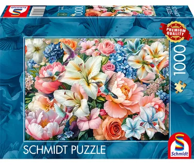 Produktbild von Blumen in Pastell (1000 Teile)