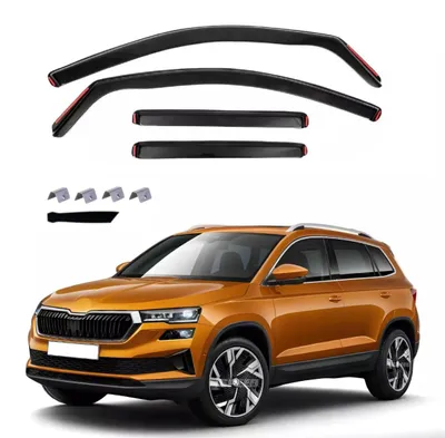 Produktbild von Set aus 4 Stück Windabweiser für SKODA KAROQ Facelift - ab 2021