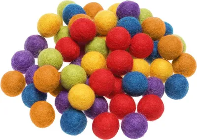 Produktbild von Filzkugeln Ø 2 cm, 60 Stück