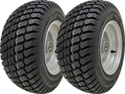 Produktbild von 16x6.50-8 Rasenreifen auf kugelgelagerten Felgen Rasenmäher Quad ATV (2er Set)