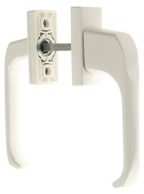 Produktbild von Klamka 15771 Balkontürgriff weiß für Türstärke 70-75 mm