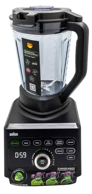 Produktbild von Braun JB 9040, Tischplatten-Mixer, Pulsfunktion, Eis-Crusher, 1 m, 1600 W, Schwarz