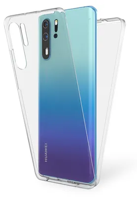 Produktbild von NALIA Handy Hülle für Huawei P30 Pro, 360 Grad Tasche Bumper Etui Displayschutz Transparent