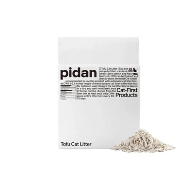 Produktbild von pidan Tapioka- & Tofu-Katzenstreu 2,4 kg (1 Beutel)