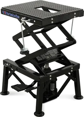Produktbild von Weber Motorradheber Klassik Serie - 135 hydraulisch bis 135 Kg Tragkraft schwarz Montageständer Montagebock Motorradhebebühne Hebebühne