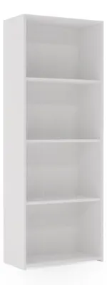 Immagine prodotto di Libreria a colonna LONI 160x60 cm bianca con 5 ripiani a giorno