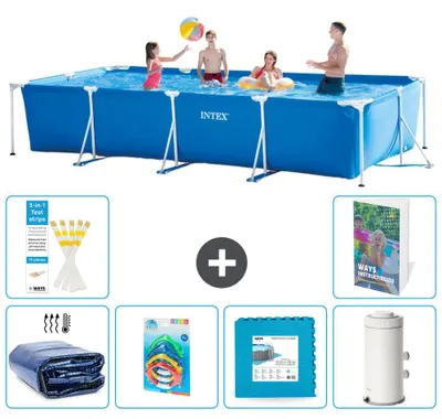 Produktbild von Rechteckiger Frame Pool - 450x220x84 cm - 7-teilig  S55