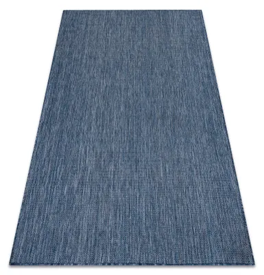 Produktbild von Teppich SISAL SION A5165A Melange flach gewebt dunkelblau Blau 200x290 cm