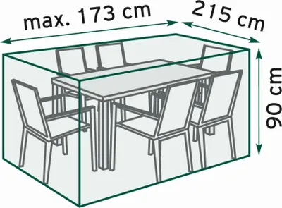 Produktbild von TrendLine Schutzhülle Basic für Sitzgruppe 173 x 215 cm