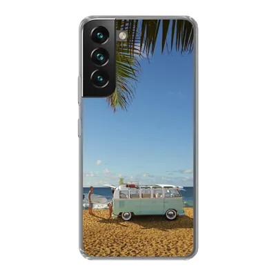 Produktbild von MuchoWow® Handyhülle Schutzhülle Hülle für Samsung Galaxy S22 Plus Strand - Bus - Surfen Silikon Softcase Handy Hülle - Schutzabdeckung
