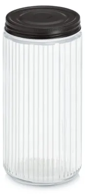 Obrázok produktu pre zeller skladovací pohár RIFFLE 900 ml DH 9,30x19,50 cm biely