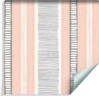 Produktbild von 10m VLIES TAPETE Rolle Geometrie Klassische Retro Streifen XXL