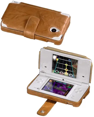 Immagine prodotto di Custodia Gripis in pelle marrone per Nintendo DSi