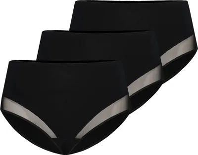 Produktbild von Teyli 3er Pack: Hohe Taille Baumwollslip Filly Female 1123-3 schwarz M