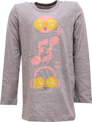 Produktbild von 5118W maglia vestito bimba FENDI girl grey t-shirt