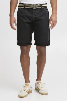 Produktbild von Blend BHBruno Herren Chino Shorts Bermuda kurze Hose mit Gürtel Stretch Eingrifftaschen Baumwollmischung Regular fit