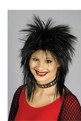 Produktbild von K11279114 schwarz Damen Punker Rocker Perücke