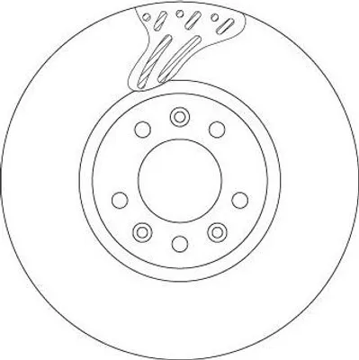 Produktbild von 2x TRW Bremsscheibe DF6977S für OPEL Zafira Life (K0) Vivaro C Kastenwagen (K0)
