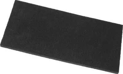 Produktbild von Zellkautschukplatte schwarz 140x280 mm