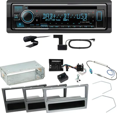 Produktbild von Kenwood KDC-BT740DAB Digitalradio Einbauset für Opel Vectra C Meriva Vivaro Combo