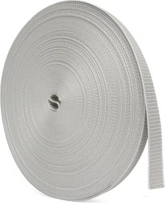 Produktbild von BAUHELD® 50m Rolladengurt 20mm [ Germany] - Gurtband für Rolladen Gurtwickler - Grau