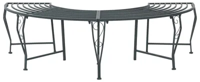 Obrázok produktu pre Drevená lavička 4-miestna 160 x 80 x 44 cm Oceľ