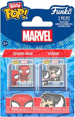 Produktbild von FUNKO Bitty POP - MARVEL Spider-Man und Venom Blister