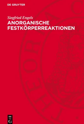 Produktbild von Anorganische Festkörperreaktionen
