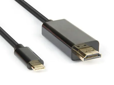 Produktbild von Hamlet XVAUC-HDM4K20 Videokabel-Adapter 2 m USB Typ-C HDMI Typ A (Standard) Schwarz