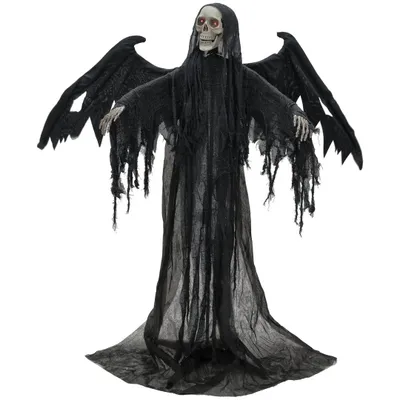 Obrázok produktu pre EUROPALMS Halloween čierny anjel, 175x100x66cm