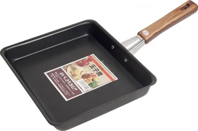 Immagine prodotto di Padella per sushi e omelette 23x 22 cm dal Giappone / Padella per uova Tamago [nera]
