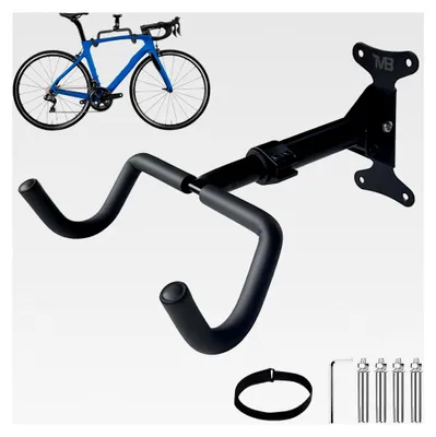Produktbild von Wandhalterung für Fahrräder, Montageständer für Fahrräder, klappbar bis 30 kg, höhen- und abstandsverstellbar, Fahrradhalterung für Mountainbikes, Rennräder, Garage und Wohnung