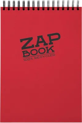 Produktbild von Clairefontaine ZapBook geleimt sort A6 80g 160Bl
