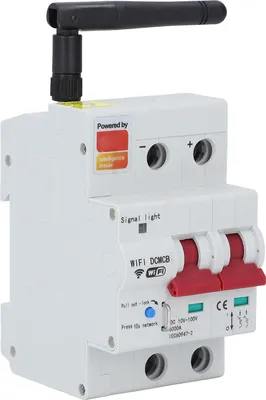 Obrázek produktu pro Inteligentní stejnosměrný jistič 2P APP Control Hlasové ovládání WiFi jistič s bezpečnostním zámkem DC10?100V 63A