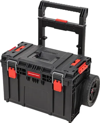 Immagine prodotto di Toolbrothers RHINO XL Cart Plus ECO - Valigia portautensili mobile 37 l IP66 con doppio manico telescopico