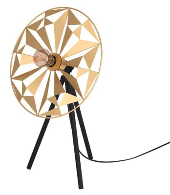 Zdjęcie produktu dla EGLO CASTANUELO, Czarny, Złoto, Uniwersalne, IP20, II, E27, 220-240 V