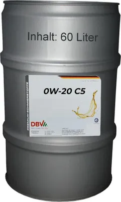 Produktbild von DBV 0W-20 Motorenöl 60-Liter-Fass