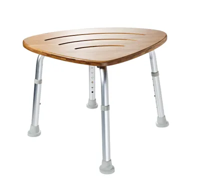Produktbild von Ridder Bad-Hocker Sam mit Bambussitzfläche naturbelassen A00502081