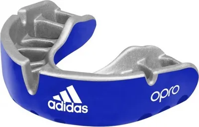 Image de Masque de protection adidas OPRO Gen4 Édition Gold bleu Senior