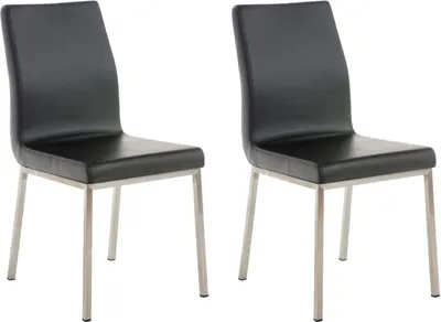 Produktbild von 2er Set Esszimmerstühle Colmar schwarz