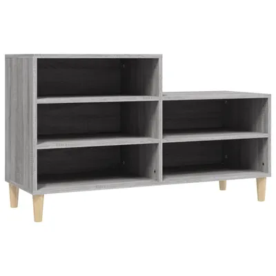 Obrázok produktu pre vidaXL Stojan na topánky Grey Sonoma 102x36x60 cm Drevo Materiál