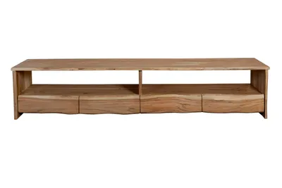Produktbild von Lowboard TV-Board 190 x 45 x 50 cm Akazienholz massiv naturfarben DAHLIA