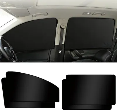 Produktbild von Autosonnenschutz 4 Stück, UV-Schutz, für Seitenscheiben, universal für SUV, Autozubehör