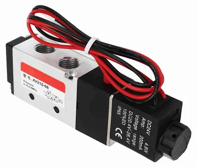 Zdjęcie produktu dla Elektryczny zawór elektromagnetyczny 4V210 08, 5-drożny, 2-pozycyjny – niezawodny i wytrzymały zawór elektromagnetyczny do samochodów